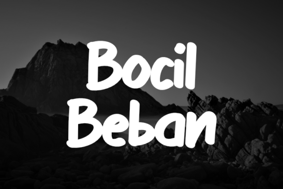 Bocil Beban: A Creative Font for Designers