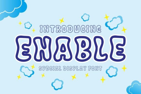 Enable: The Playful Font for Modern Design