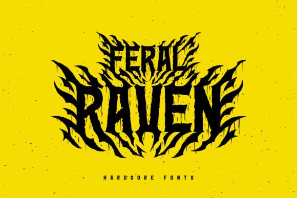Feral Raven: Mastering the Art of Rugged Typography