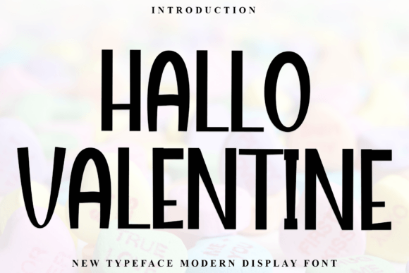 Hallo Valentine: A Soft, Unique Font for Creatives