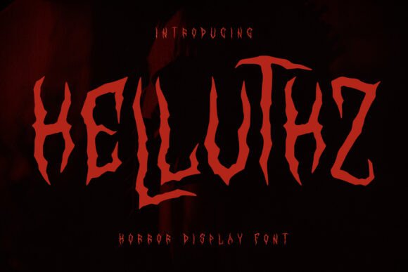 Helluthz: Bold Horror Typography