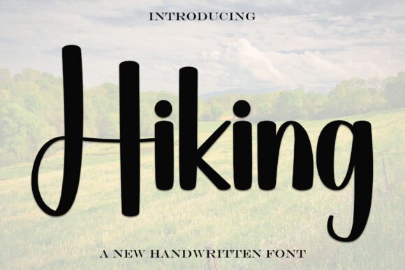 Hiking: The Handwritten Font That Brings Elegance to Your Designs