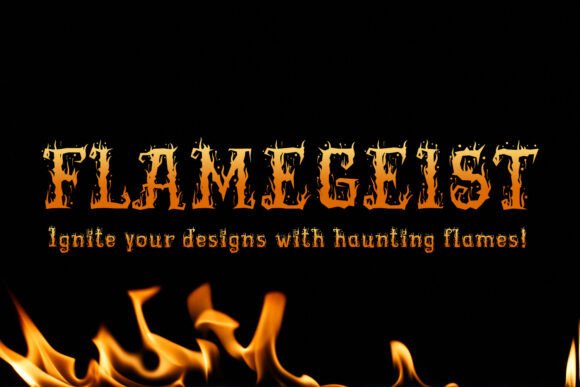 Ignite Your Visual Identity with the Haunting Power of Flamegeist
