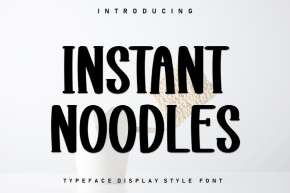 Instant Noodles: A Handwritten Marker Font for Casual Elegance