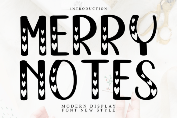Merry Notes: A Soft, Unique Font for Creative Projects
