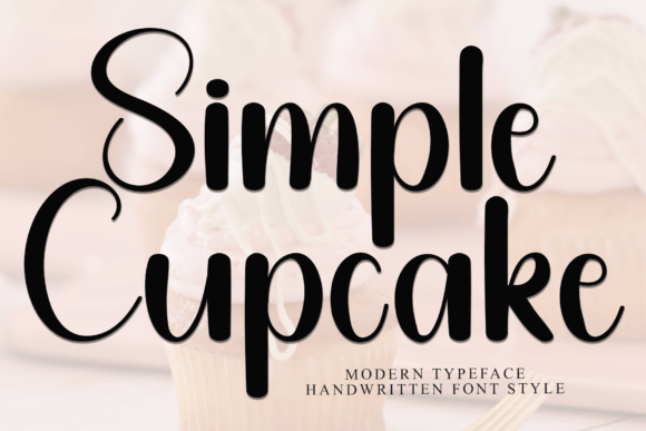 Simple Cupcake: Elegant Script for Creative Projects