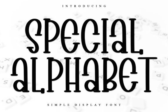 Special Alphabet: Elegant Handwritten Typography