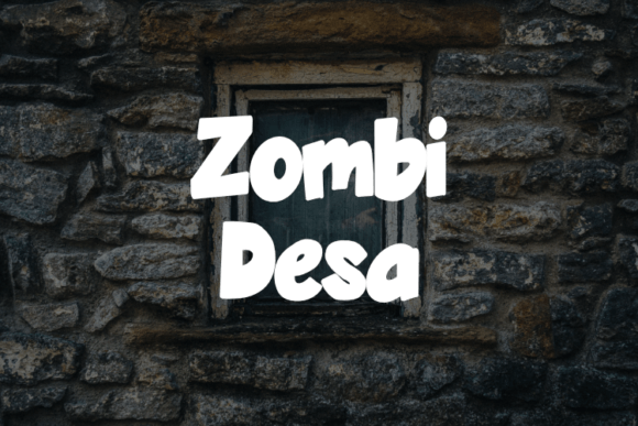 Strategic Typography: Leveraging Zombi Desa for Distinctive Brand Communication
