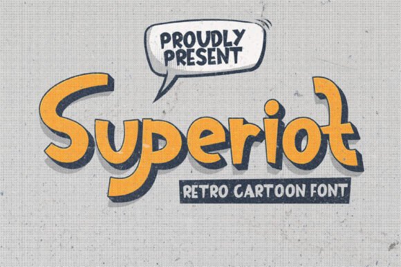 Superiot: The Playful Sans Serif That Brings Retro Pop Art to Life