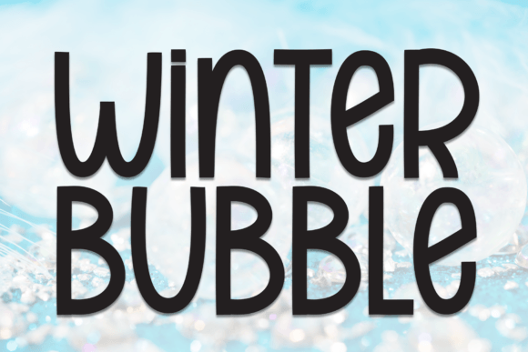 Winter Bubble: A Charming Handwritten Font